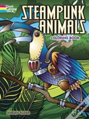 Capa do artigo Steampunk Animals Coloring Book