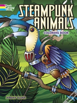 Capa do artigo Steampunk Animals Coloring Book