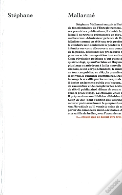 Capa do artigo Stephane Mallarme