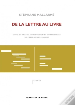 Capa do artigo Stéphane Mallarmé ; De La Lettre Au Livre