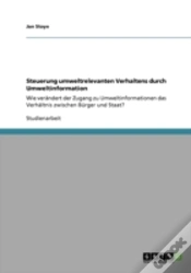 Capa do artigo Steuerung Umweltrelevanten Verhaltens Durch Umweltinformation