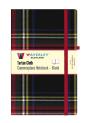 Stewart Modern Black Tartan Hardback Blank Notebook: Large 21cm X 13cm - Preview