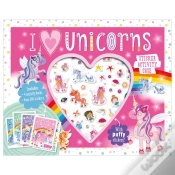 Capa do artigo Sticker Activity Case I Love Unicorns