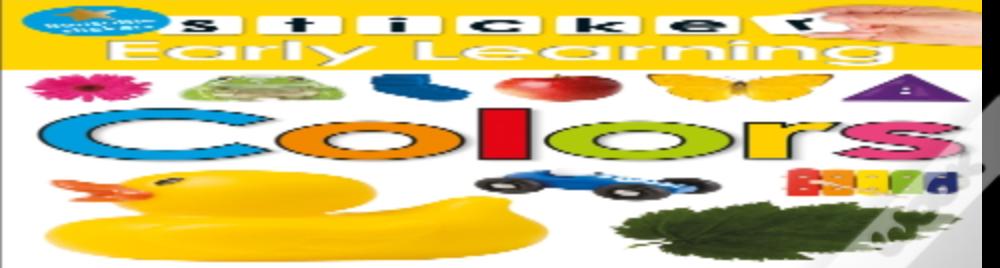 Sticker Early Learning: Colors