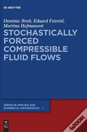 Stochastically Forced Compressible Fluid Flows