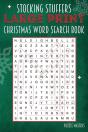 Stocking Stuffers Large Print Christmas Word Search Puzzle Book - Preview