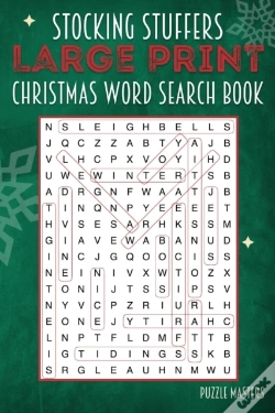 Capa do artigo Stocking Stuffers Large Print Christmas Word Search Puzzle Book