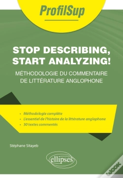 Capa do artigo Stop Describing, Start Analyzing ! Méthodologie Du Commentaire De Littérature Anglophone