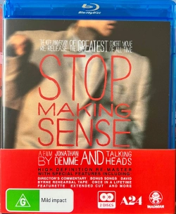 Capa do artigo Stop Making Sense - DVD/BluRay