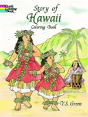 Story Of Hawaii Colouring Book - Preview