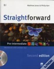 Straightforward 2nd Edition Pre-Intermediate Level Workbook With Key & Cd Pack