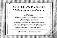 Strange Vernaculars