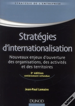 Capa do artigo Stratégies D'Internationalisation (3e Édition)