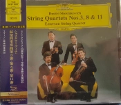Capa do artigo String Quartets Nos.3, 8 & 11 - CD