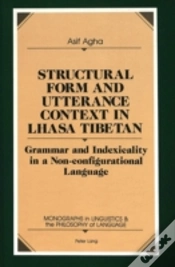 Capa do artigo Structural Form And Utterance Context In Lhasa Tibetan
