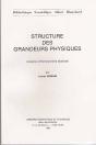 Structure Des Grandeurs Physiques ; Analyse Dimensionnelle Absolue - Preview