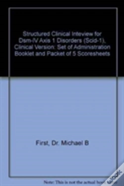 Capa do artigo Structured Clinical Inteview For Dsm-Iv Axis 1 Disorders (Scid-1), Clinical Version