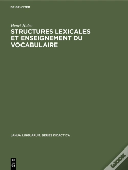 Capa do artigo Structures Lexicales Et Enseignement Du Vocabulaire