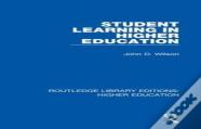 Student Learning In Higher Education