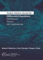 Student Solution Manual For Differential Equations - Preview