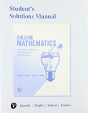 Student Solutions Manual For College Mathematics For Business, Economics, Life Sciences, And Social Sciences - Preview