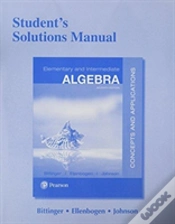 Capa do artigo Student Solutions Manual For Elementary And Intermediate Algebra