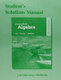 Student Solutions Manual For Intermediate Algebra - Preview