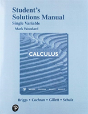 Student Solutions Manual For Single Variable Calculus - Preview