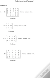 Capa do artigo Student Solutions Manual, Matrix Methods