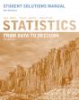 Student Solutions Manual To Accompany Statistics: From Data To Decision, 2e - Preview