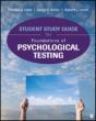 Student Study Guide For Foundations Of Psychological Testing - Preview