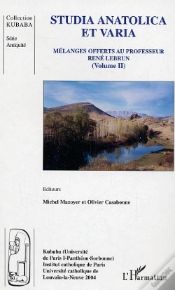 Capa do artigo Studia Anatolica Et Varia T.2