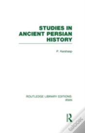 Capa do artigo Studies In Ancient Persian History (Rle Iran A)