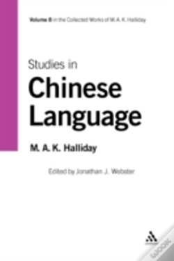 Capa do artigo Studies In Chinese Language