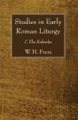 Studies In Early Roman Liturgy - Preview