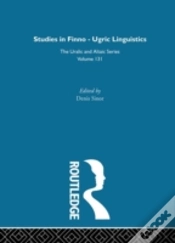 Capa do artigo Studies In Finno-Ugric Linguistics
