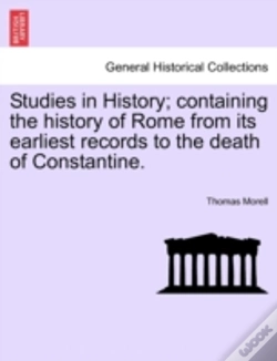 Capa do artigo Studies In History; Containing The Histo