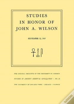 Capa do artigo Studies In Honor Of John A. Wilson