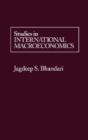 Studies In International Macroeconomics - Preview