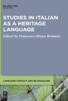 Studies In Italian As A Heritage Language