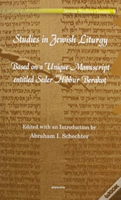 Capa do artigo Studies In Jewish Liturgy