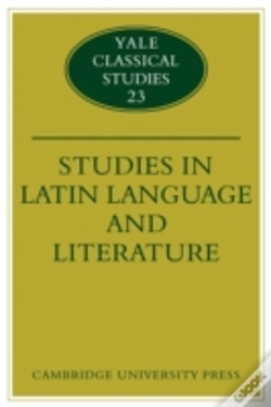 Capa do artigo Studies In Latin Language And Literature