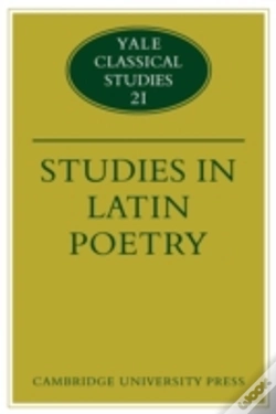 Capa do artigo Studies In Latin Poetry