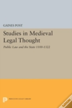 Capa do artigo Studies In Medieval Legal Thought