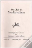 Studies In Medievalism Iii.Iii-Iv