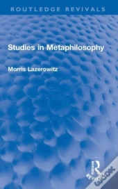 Studies In Metaphilosophy