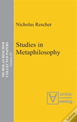Capa do artigo Studies In Metaphilosophy
