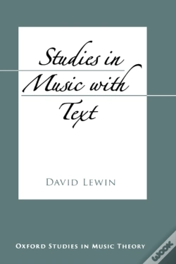 Capa do artigo Studies In Music With Text