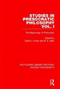 Studies In Presocratic Philosophy Volume 1 - Preview