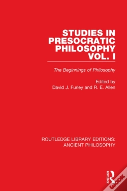 Capa do artigo Studies In Presocratic Philosophy Volume 1